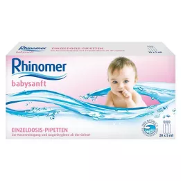 RHINOMER Babysanft tengervíz 5ml egyszemélyes pip., 20x5 ml