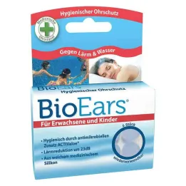 Bioears szilikon füldugó antimikrobiális, 6 db