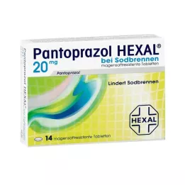 PANTOPRAZOL HEXAL b.Gyomorégés gyomornedv-ellenálló tabletta, 14 db