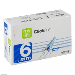 MYLIFE Clickfine toll tűk 6 mm 31 G, 100 db
