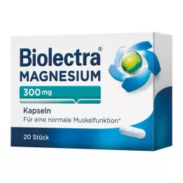 BIOLECTRA Magnézium 300 mg kapszula, 20 db