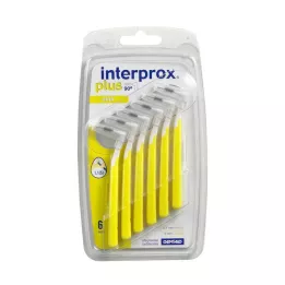 INTERPROX plusz mini sárga interdentális kefe, 6 db