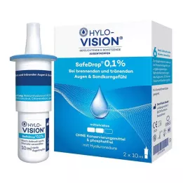 HYLO-VISION SafeDrop 0,1% szemcsepp, 2X10 ml