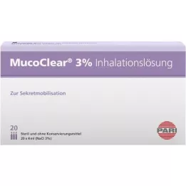 MUCOCLEAR 3% NaCl inhalációs oldat, 20x4 ml