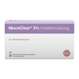 MUCOCLEAR 3%-os NaCl inhalációs oldat, 20X4 ml