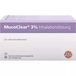MUCOCLEAR 3% NaCl inhalációs oldat, 60x4 ml