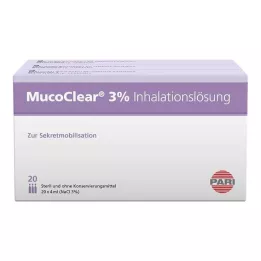 MUCOCLEAR 3%-os NaCl inhalációs oldat, 60X4 ml