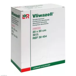 VLIWAZELL Nedvszívó borogatás steril 20x20 cm, 30 db