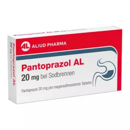 PANTOPRAZOL AL 20 mg Sodbr.gyomorsav res. tabletta, 14 db