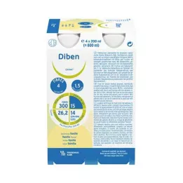 DIBEN DRINK Vanília 1,5 kcal/ml, 24X200 ml