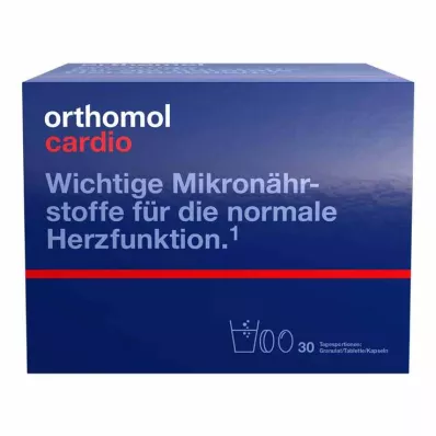 ORTHOMOL Cardio Granulátum/Kapszula/Tabletta kombinált csomag, 1 db ORTHOMOL Cardio Granulátum/Kapszula/Tabletta kombinált csomag, 1 db
