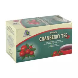 CRANBERRY TEE Szűrőzsákok, 20 db