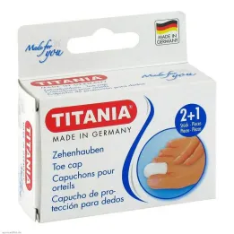 Titania lábujjvédők: 2 kicsi és 1 nagy, 3 darab