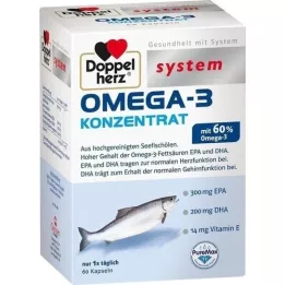 DOPPELHERZ Omega-3 Koncentrátum-rendszer kapszulák, 60 db