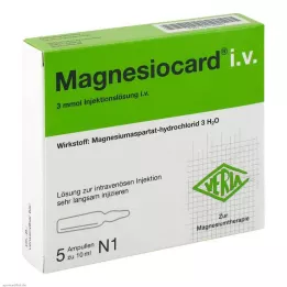 MAGNESIOCARD i.v. Injekciós oldat, 5X10 ml