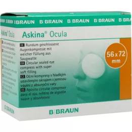 Askina Ocula Eye Kompr.56x72 mm Uniteril, 5 db