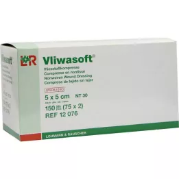 VLIWASOFT Vlies borogatás 5x5 cm steril 4l., 150 db
