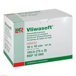 VLIWASOFT Vlies borogatás 10x10 cm steril 4l., 150 db