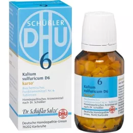 BIOCHEMIE DHU 6 kálium sulfuricum D 6 lapos doboz, 200 db