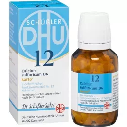 BIOCHEMIE DHU 12 kalcium -kén d 6 tabl.karto, 200 db