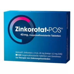 ZINKOROTAT POS gyomornedv-ellenálló tabletta, 500 db