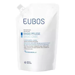 EUBOS FLÜSSIG kék illatmentes utántöltő flakon, 400 ml