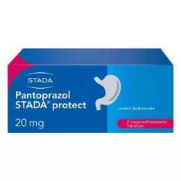 PANTOPRAZOL STADA Protect 20 mg gyomornedv-ellenálló tabletta, 7 db