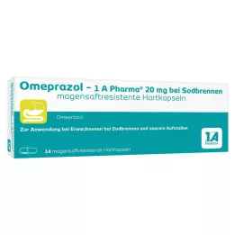 OMEPRAZOL-1A Pharma 20 mg gyomorégésre HKM, 14 db