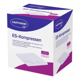 ES-KOMPRESSEN steril 7,5x7,5 cm 12-szeres ömlesztett csomag, 5X20 db