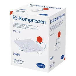 ES-KOMPRESSEN steril 10x10 cm 12-szeres ömlesztett csomag, 20X5 db