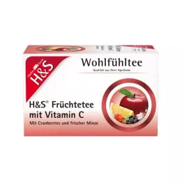 H&S Gyümölcsök C-vitamin szűrőtasakokkal, 20X2,7 g
