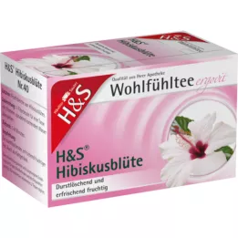 H&amp;S Hibiskus Blossom szűrőzsák, 20x1,75 g