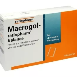 Macrogol-ratiopharm Balance plv.z.e.l.l.einn., 10 db
