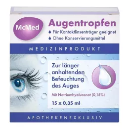 MCMED Egyadagos szemcsepp pipetta, 15X0,35 ml