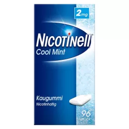 NICOTINELL Rágógumi Cool Mint 2 mg, 96 db