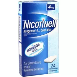 NICOTINELL rágógumi hűvös menta 4 mg, 24 db