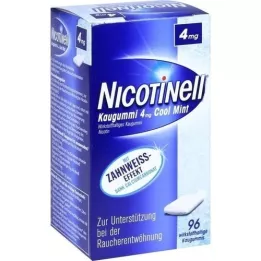 NICOTINELL rágógumi hűvös menta 4 mg, 96 db