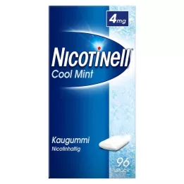 NICOTINELL Rágógumi Cool Mint 4 mg, 96 db