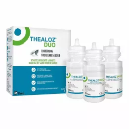 THEALOZ Duo szemcsepp, 3X10 ml