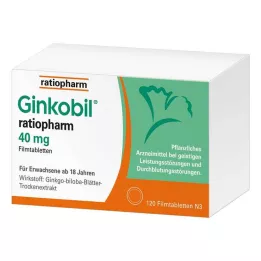 GINKOBIL-ratiopharm 40 mg filmtabletta, 120 db