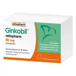GINKOBIL-ratiopharm 80 mg filmtabletta, 120 db