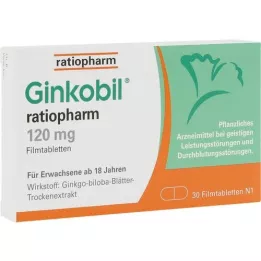 Ginkobil-ratiopharm 120 mg Film-bevonatú tabletták, 30 db