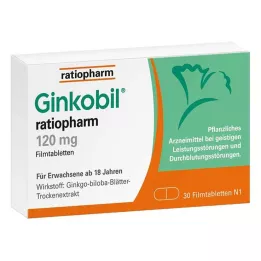 GINKOBIL-ratiopharm 120 mg filmtabletta, 30 db