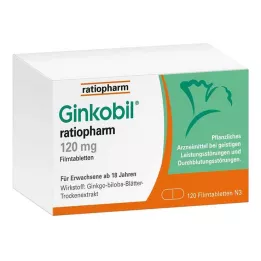 GINKOBIL-ratiopharm 120 mg filmtabletta, 120 db