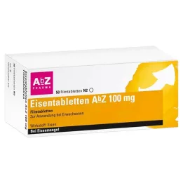 EISENTABLETTEN AbZ 100 mg filmtabletta, 50 db