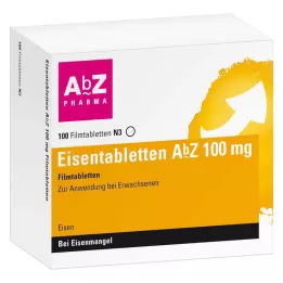 EISENTABLETTEN AbZ 100 mg filmtabletta, 100 db