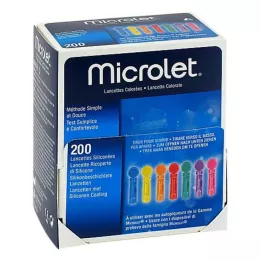 MICROLET Lancets színes, 200 db