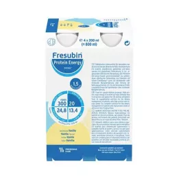 FRESUBIN PROTEIN Energia DRINK Vaníliás ivópalack, 4X200 ml