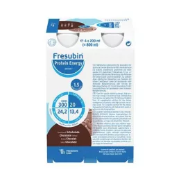 FRESUBIN PROTEIN Energia DRINK Csokoládé ivópalack, 4X200 ml