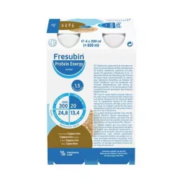 FRESUBIN PROTEIN Energia DRINK Cappuccino italos üveg, 4X200 ml